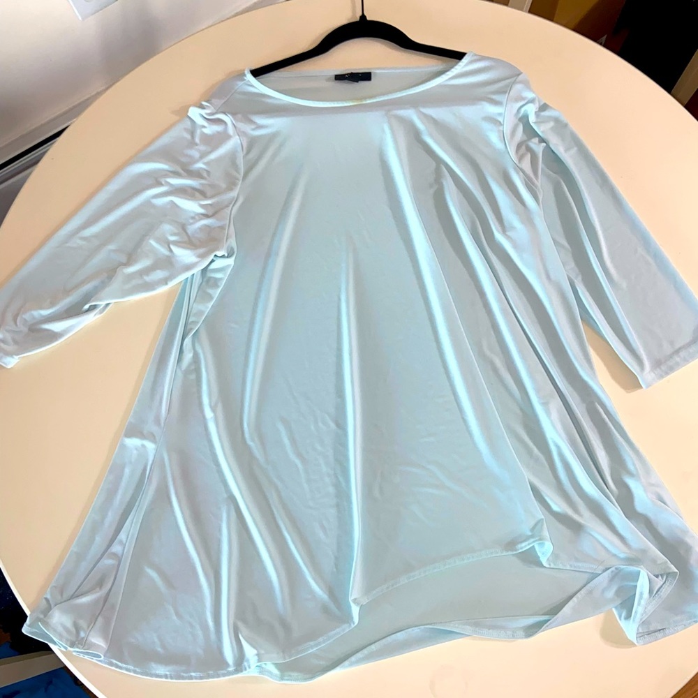 Alfani Light Blue Blouse Size 1X